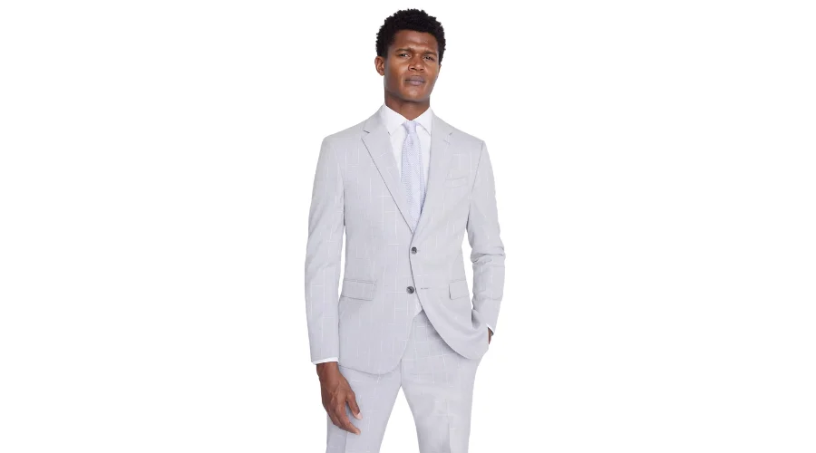 Grey clementine check suit | xprrtupdates