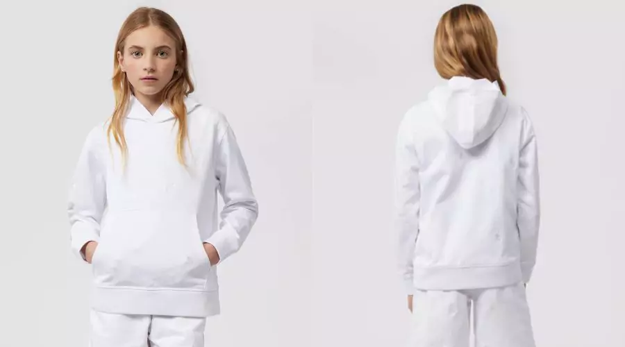 Kids Woad Embroidered Popover Hoodie