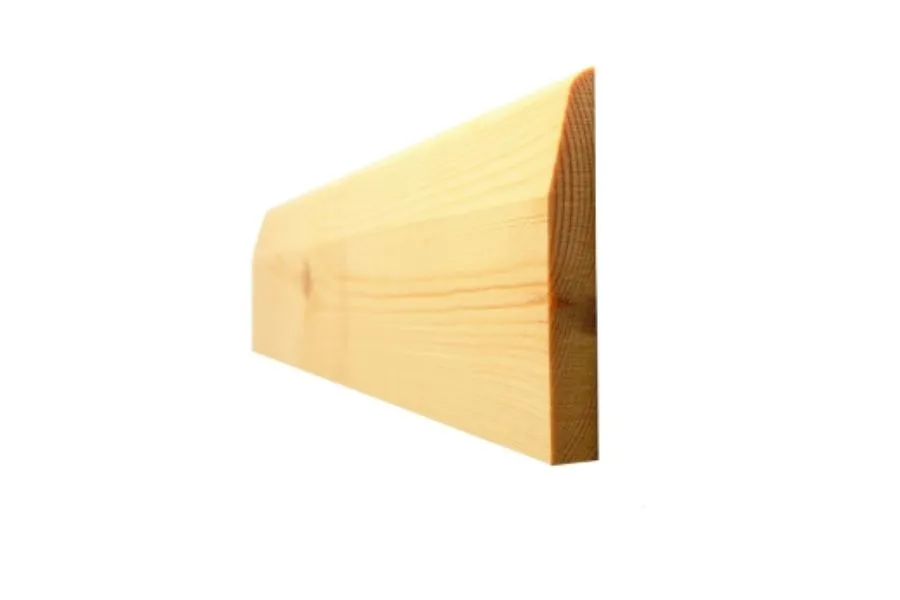 Redwood Chamfered And Pencil Round Skirting