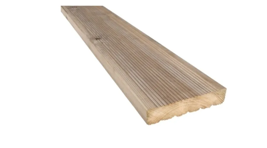 TREATED TIMBER Decking Board 35mm x 148mm x 4.8m (Finished Size 32mm x 144mm x 4.8m)