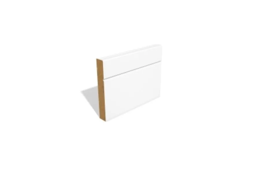 Sam MDF Primed V Groove And Round Skirting