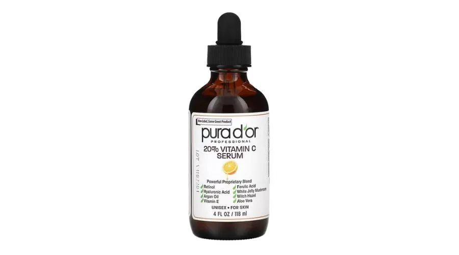 Pura D'or, 20% Vitamin C Serum