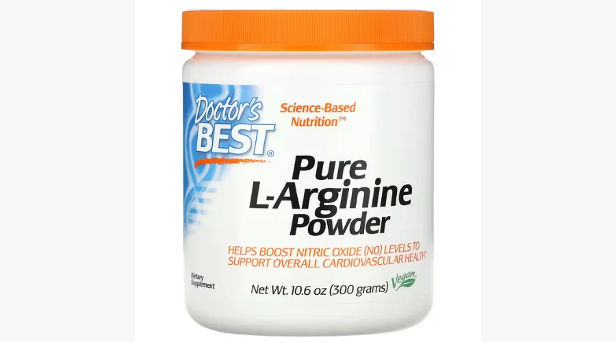 Doctor's Best, pure L-arginine powder