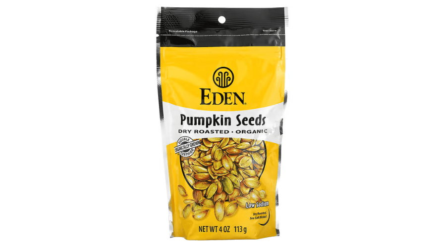 Eden Foods, Organic, Pumpkin Seeds, Dry Roasted, 4 oz (113 g)