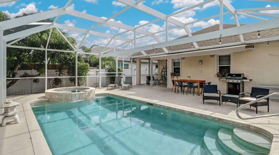 Heated Pool and Spa Home