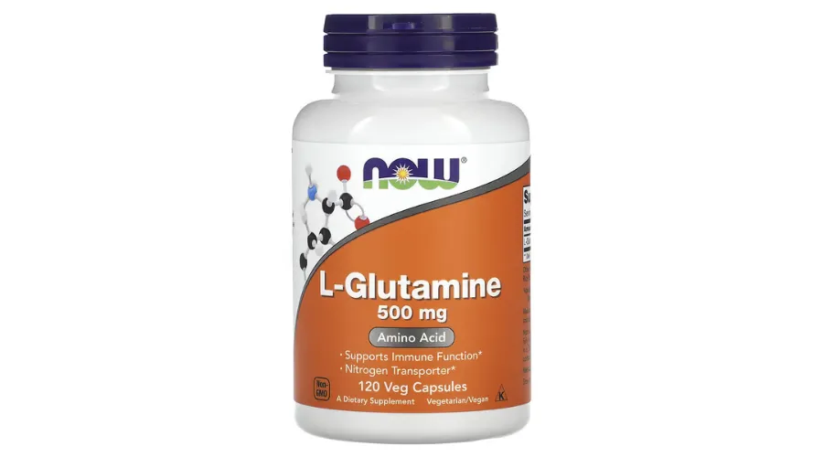 NOW Foods, L glutamine, 500 mg, 120 veg capsules