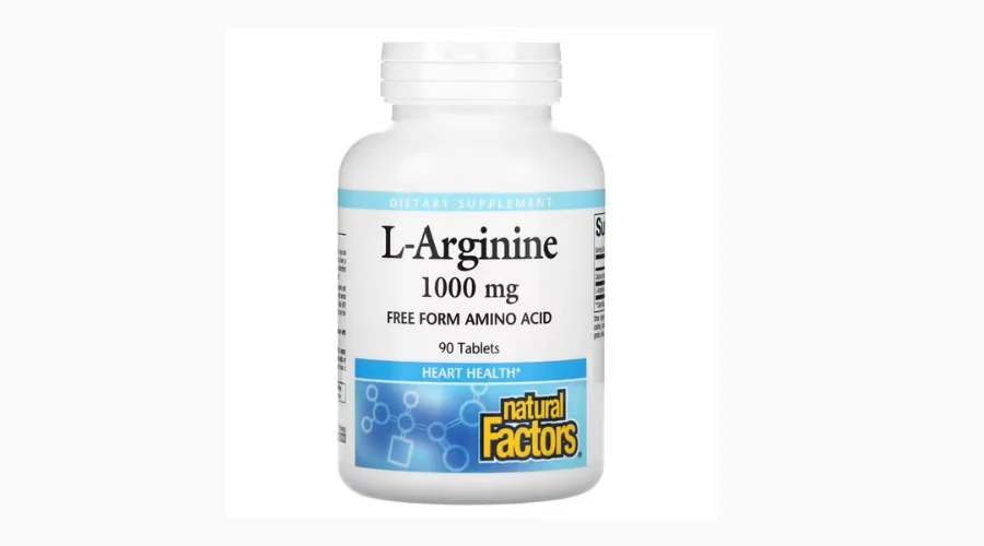 Natural Factors, L-arginine, 1,000 mg