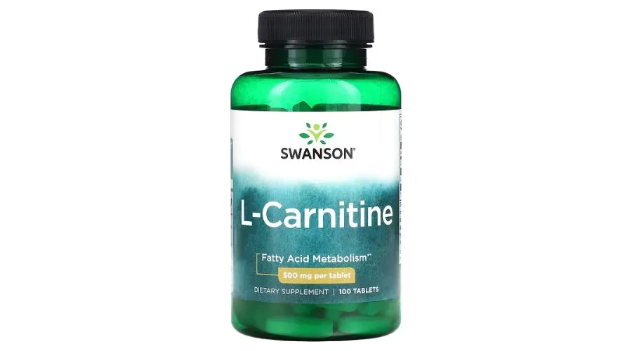 Swanson, L-carnitine, 500 mg, 100 tablets