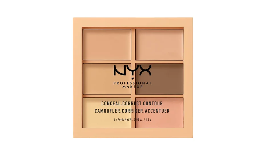NYX Professional Makeup 3c palette - conceal, correct, contour - light