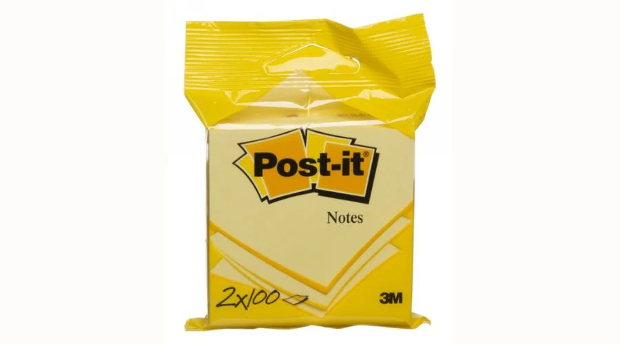 Post-it Twin Pack Canary Yellow