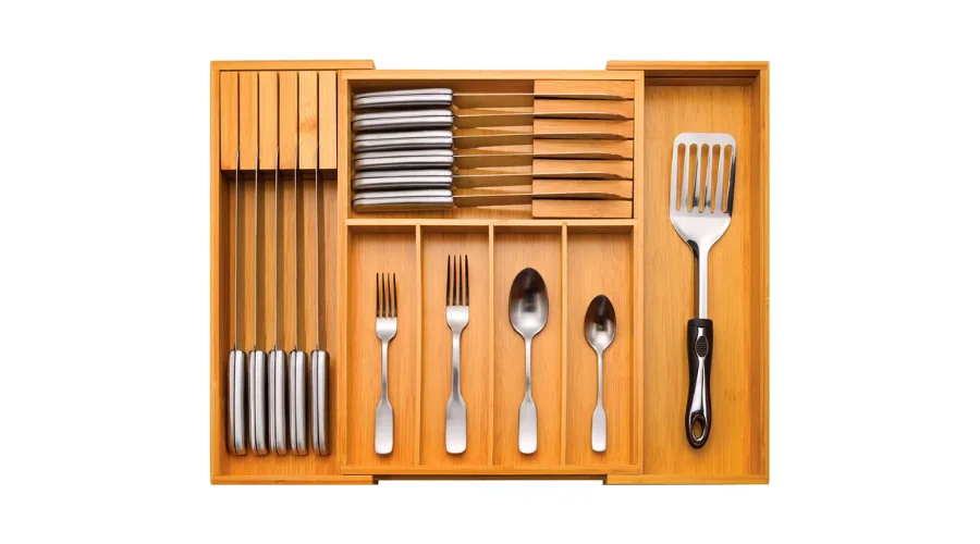 Bambusi Kitchen Storage Organiser 7 compartments