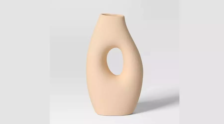 Ceramic Organic Modern Ring Vase