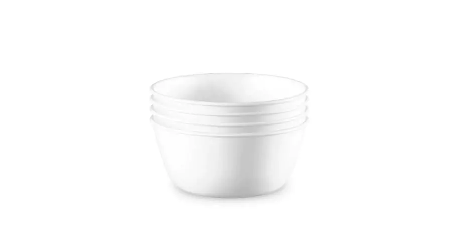 Corelle 4pk Glass Vitrelle 28oz Dinner Bowls White
