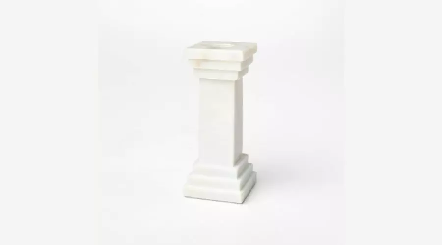 Marble Column Taper Candle Holder 