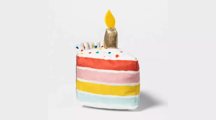 Birthday Cake Slice Plush Dog Toy - Boots & Barkley™