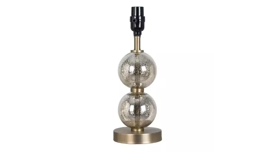 Stacked Glass Ball Table Lamp Base Brass - Threshold