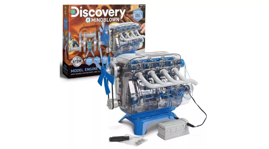 Discovery Kids Mindblown Toy Model Engine Kit 