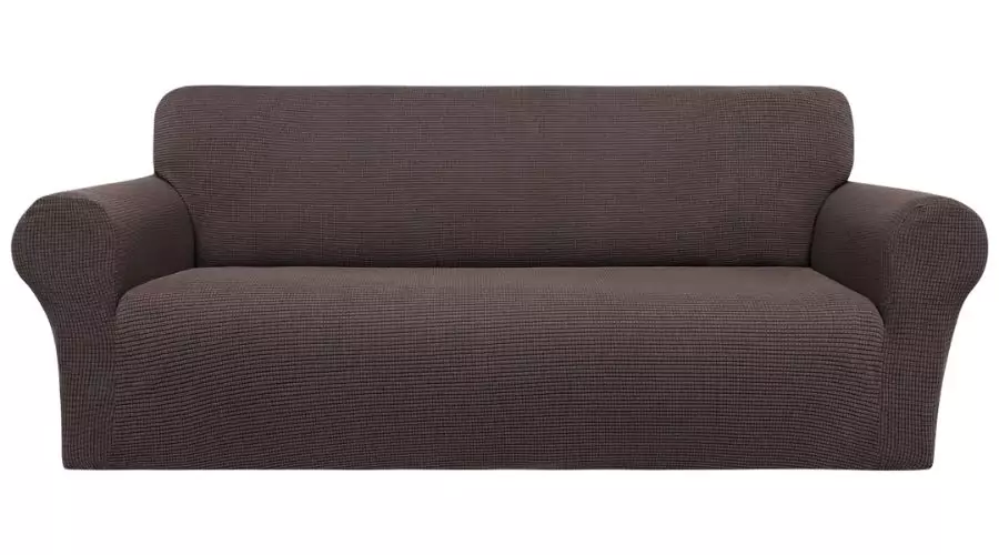PiccoCasa 200 Gsm Microfiber with Elastic Bottom Spandex Jacquard Fabric Stretch Sofa Slipcover 