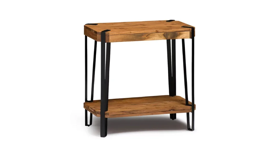 Alaterre Furniture with Wood End Table Metal And Wood 