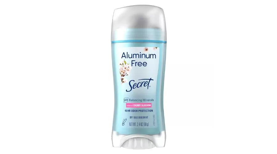 Secret Aluminum Free Deodorant for Women -Cherry Blossom - 2.4oz