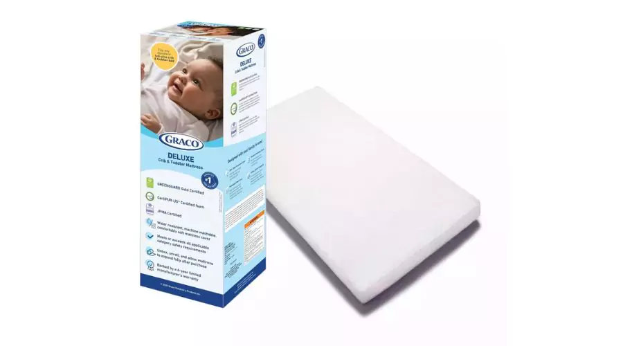 Graco Deluxe Foam Crib and Toddler Mattress