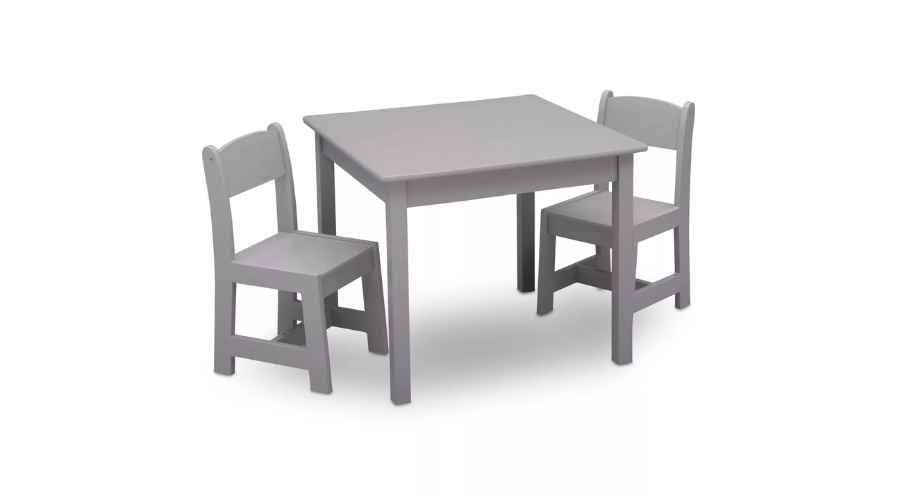 Children MySize Kids' Wood Table and Chair Set With 2 Chairs by Delta | Xprrtupdates