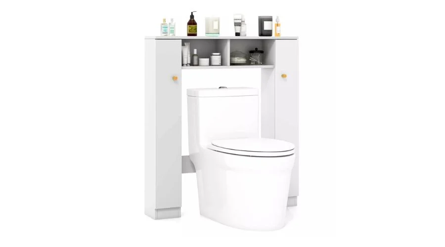 Over The Toilet Storage Cabinet Double Door