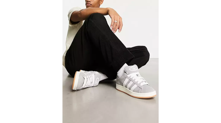 adidas Originals – Campus – Sneakers in grey with rubber sole in the style of the 00s