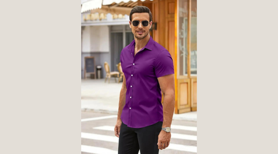 Men's Casual Button Down Shirt