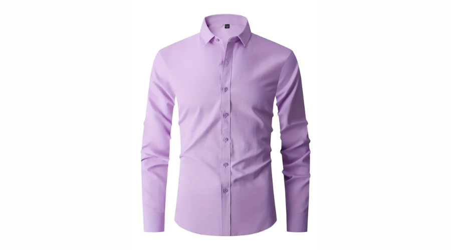 Premium Mens Long Sleeve Button Up Shirt 