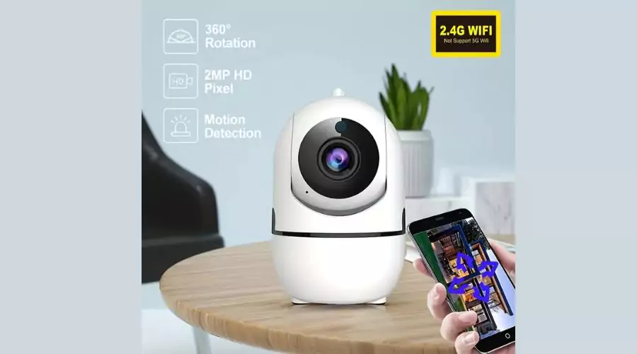 WiFi Home Security Camera with Auto-Tracking